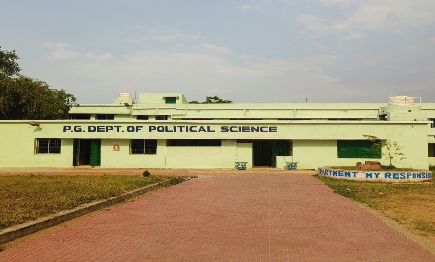 Department Of Political Science
